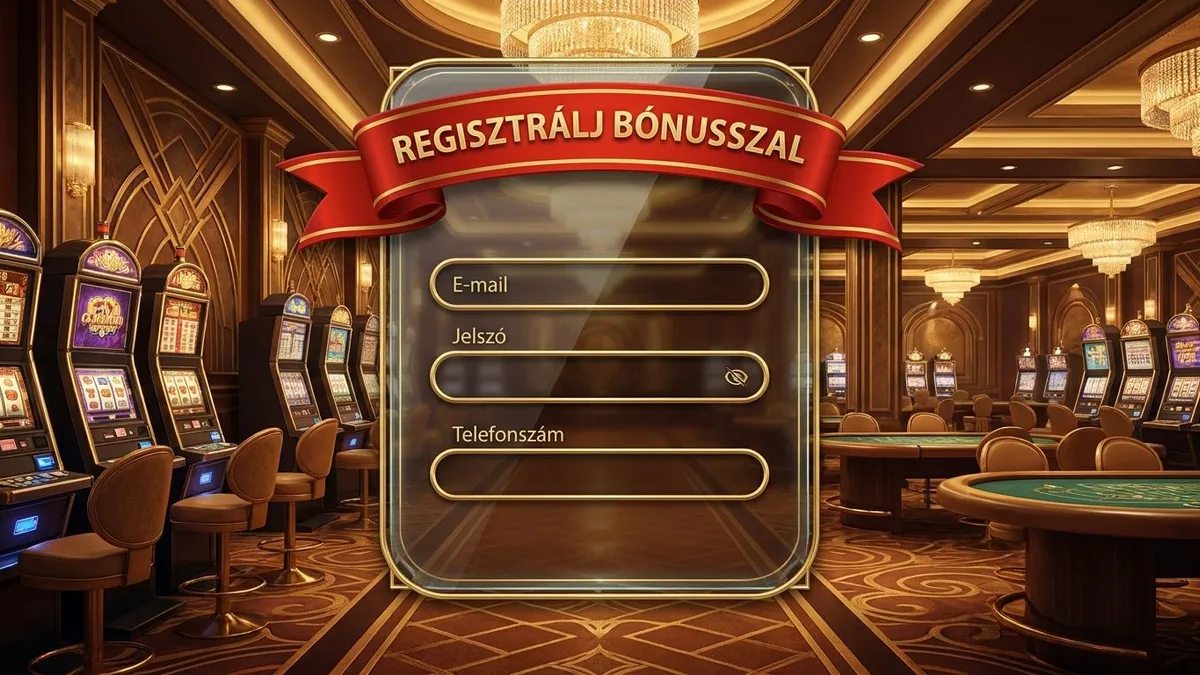 Regisztráció bónusszal